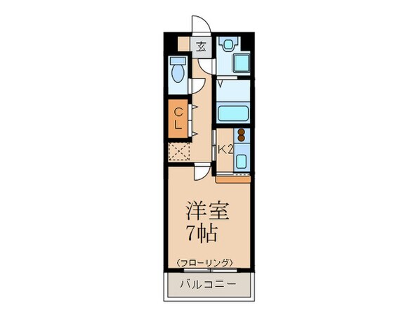 リバーサイド東比恵の物件間取画像